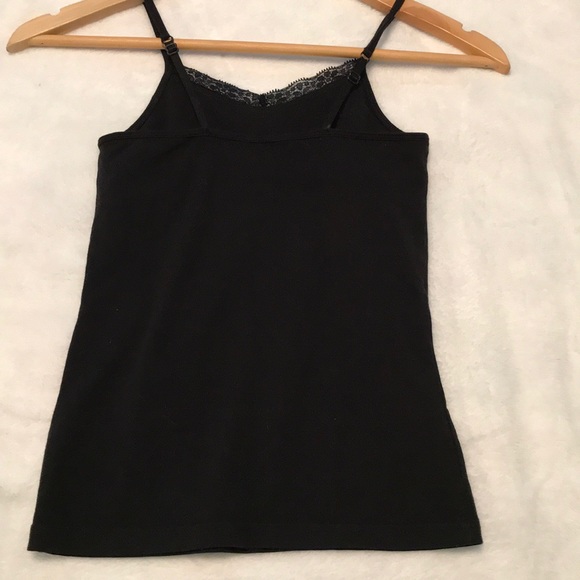 Black camisole with a little black lace - Picture 3 of 4